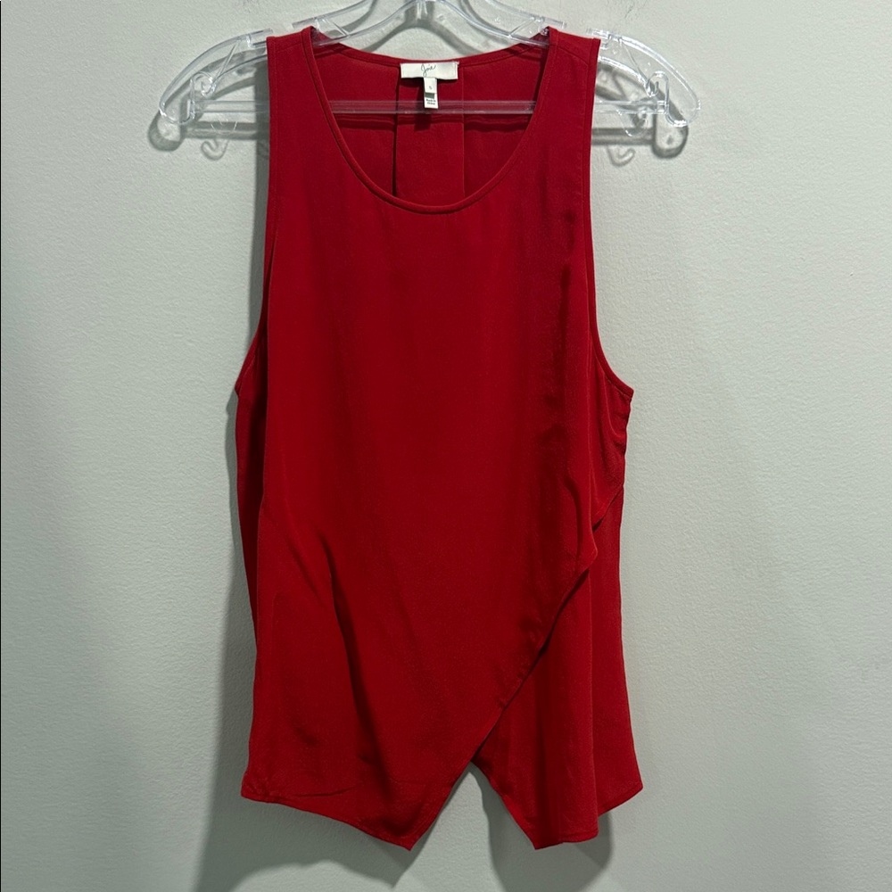 Joie Scarlet Sleeveless Silk Tank Top